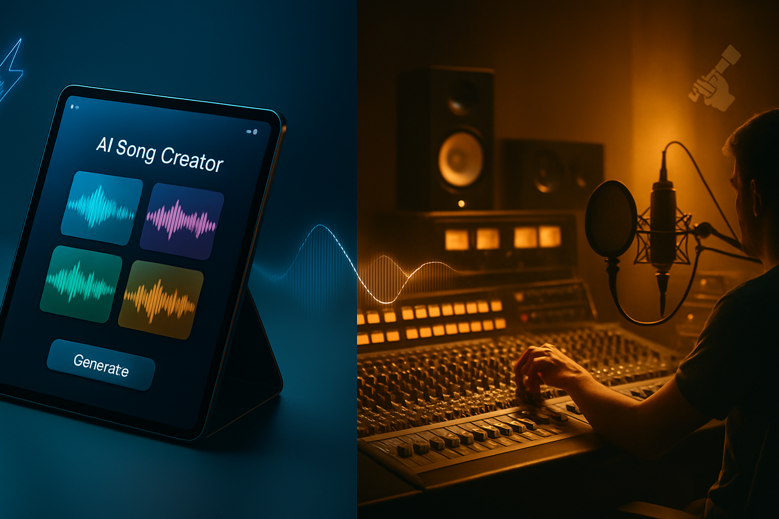 Boomy vs. Traditional Music Production: The Future of Sound Creation