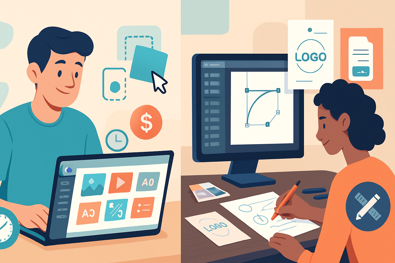 Canva vs. Traditional Graphic Design: Who Wins?