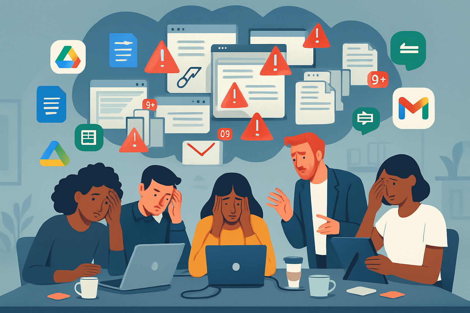 A practical, outcome-first guide that explains how common Google Workspace pitfalls stall team collaboration - and which concrete steps to take to repair and optimize your workspace.